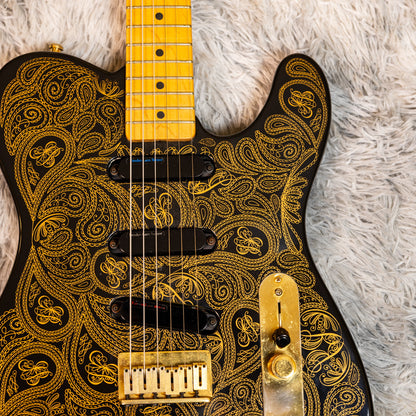 Fender James Burton US Signature Telecaster 1990 - 2006 - Black with Gold Paisley