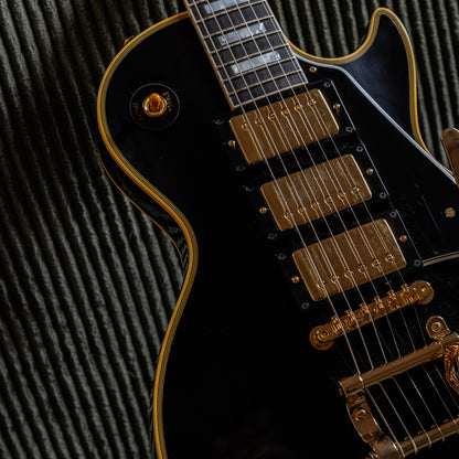 Gibson Custom Shop Historic 3-Pickup '57 Les Paul Custom Black Beauty Reissue with Bigsby 2026 - Ebony VOS