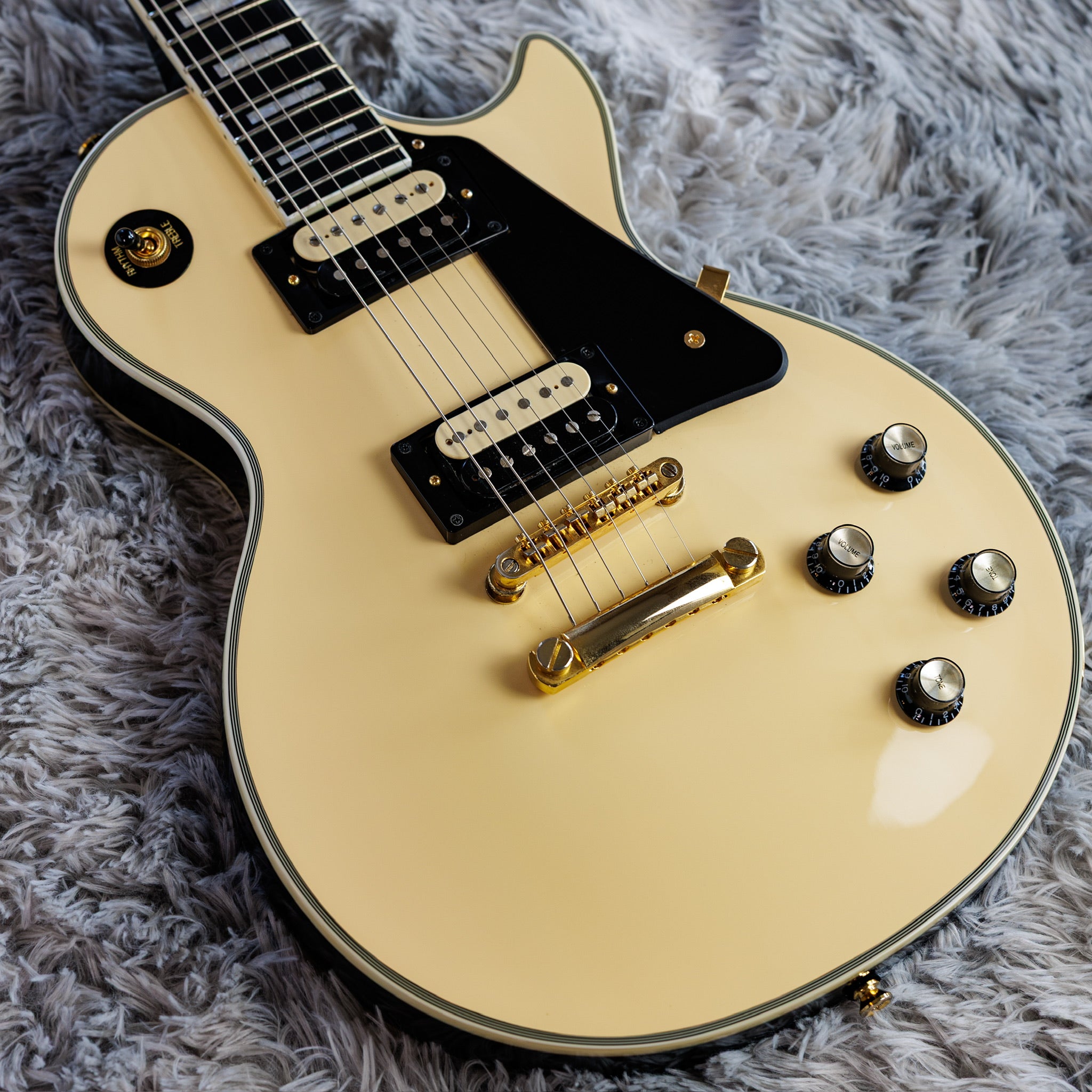 Epiphone Les Paul Custom Blackback PRO 2014 - 2019 - Antique Ivory