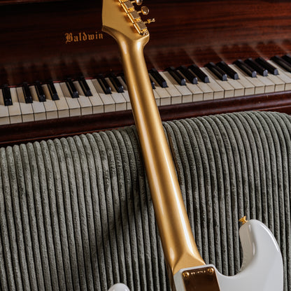 Fender Custom Shop 1959 Stratocaster NOS Olympic White / HLE Gold Lace Sensors
