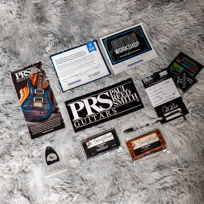 PRS Custom 24 Wood Library Black Gold Burst