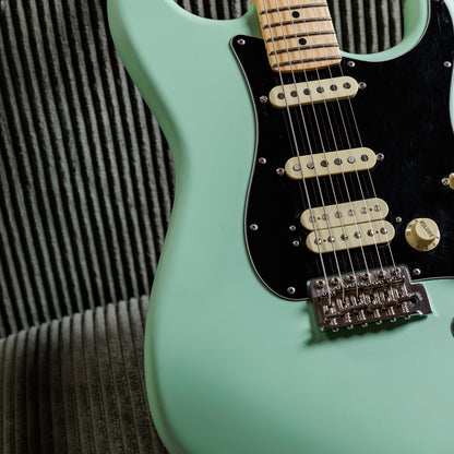 Fender American Performer Stratocaster HSS with Maple Fretboard 2022 - Satin Surf Green