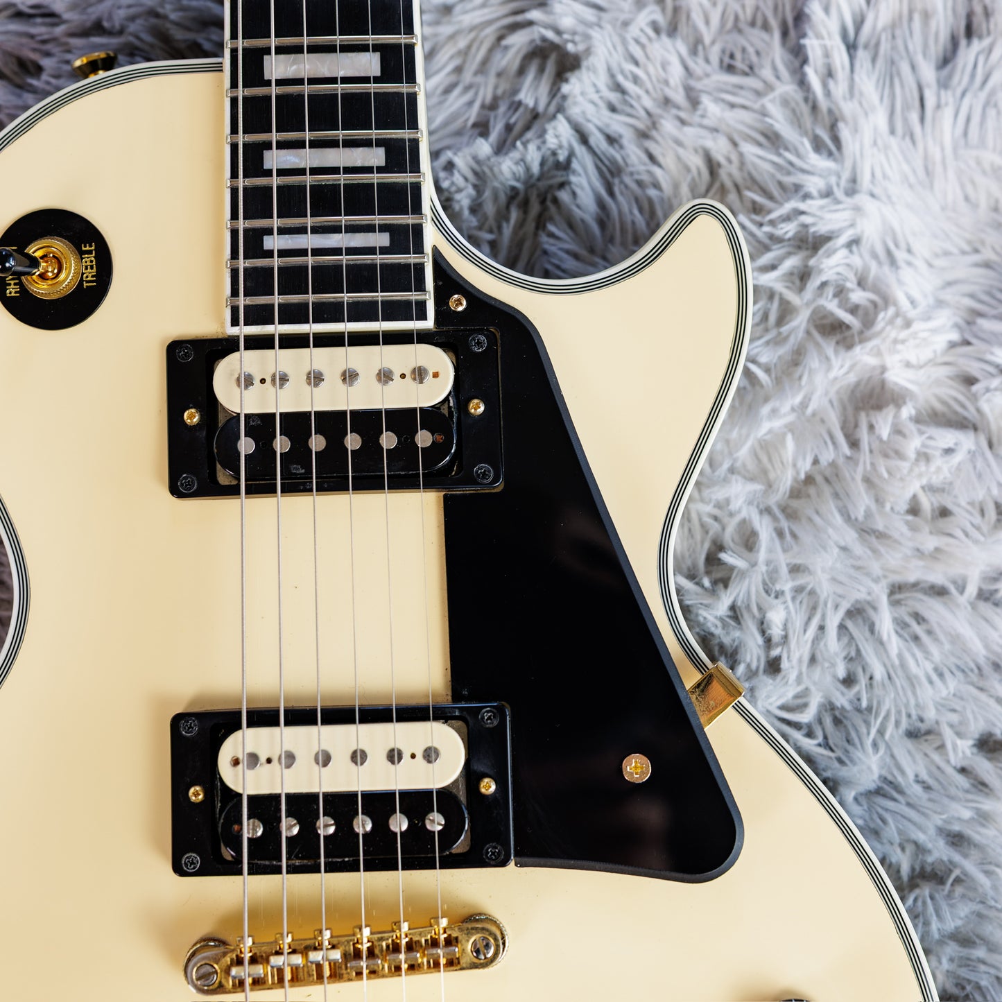 Epiphone Les Paul Custom Blackback PRO 2014 - 2019 - Antique Ivory