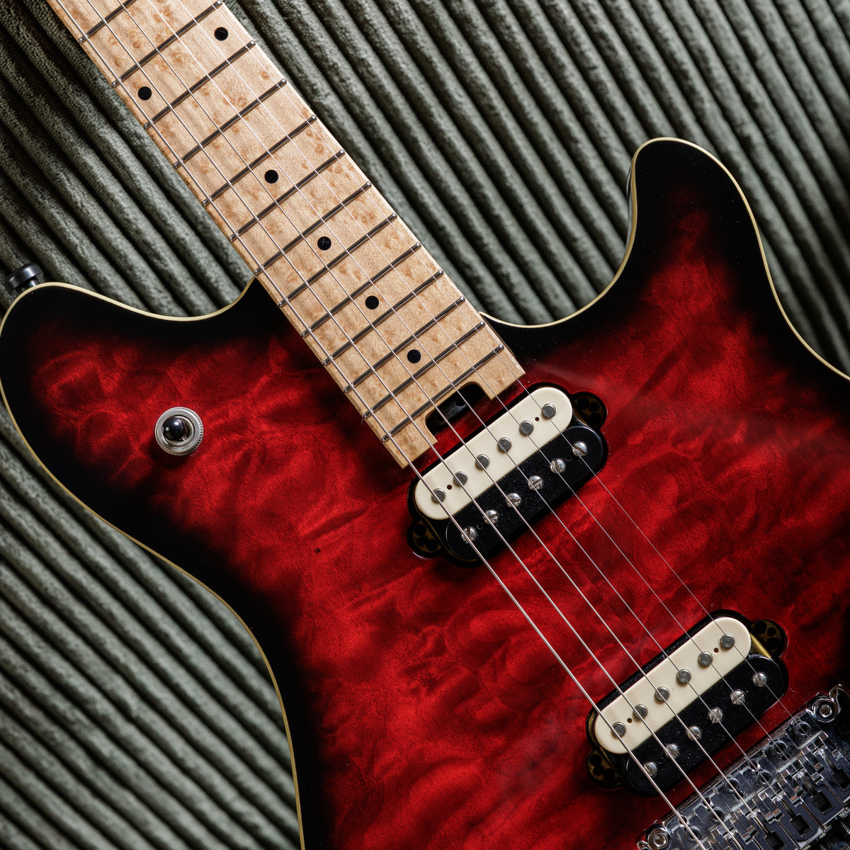 EVH Wolfgang WG Special QM with Birds-Eye Maple Neck 2013 - Sangria