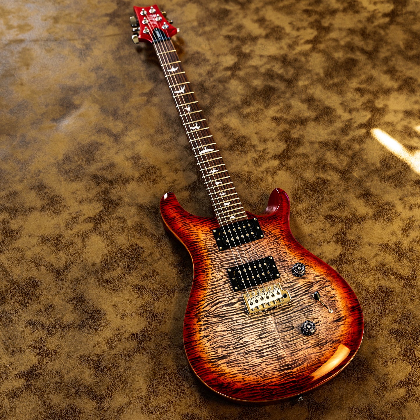 PRS SE Custom 24 Quilt 2025 - Present - Charcoal Cherry Burst