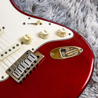 Fender American Standard Stratocaster with Maple Fretboard 1991 - Frost Red