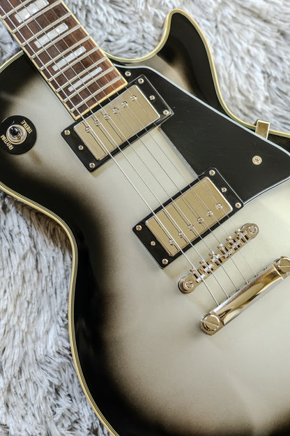 CLEAN Epiphone Les Paul Custom - Silverburst