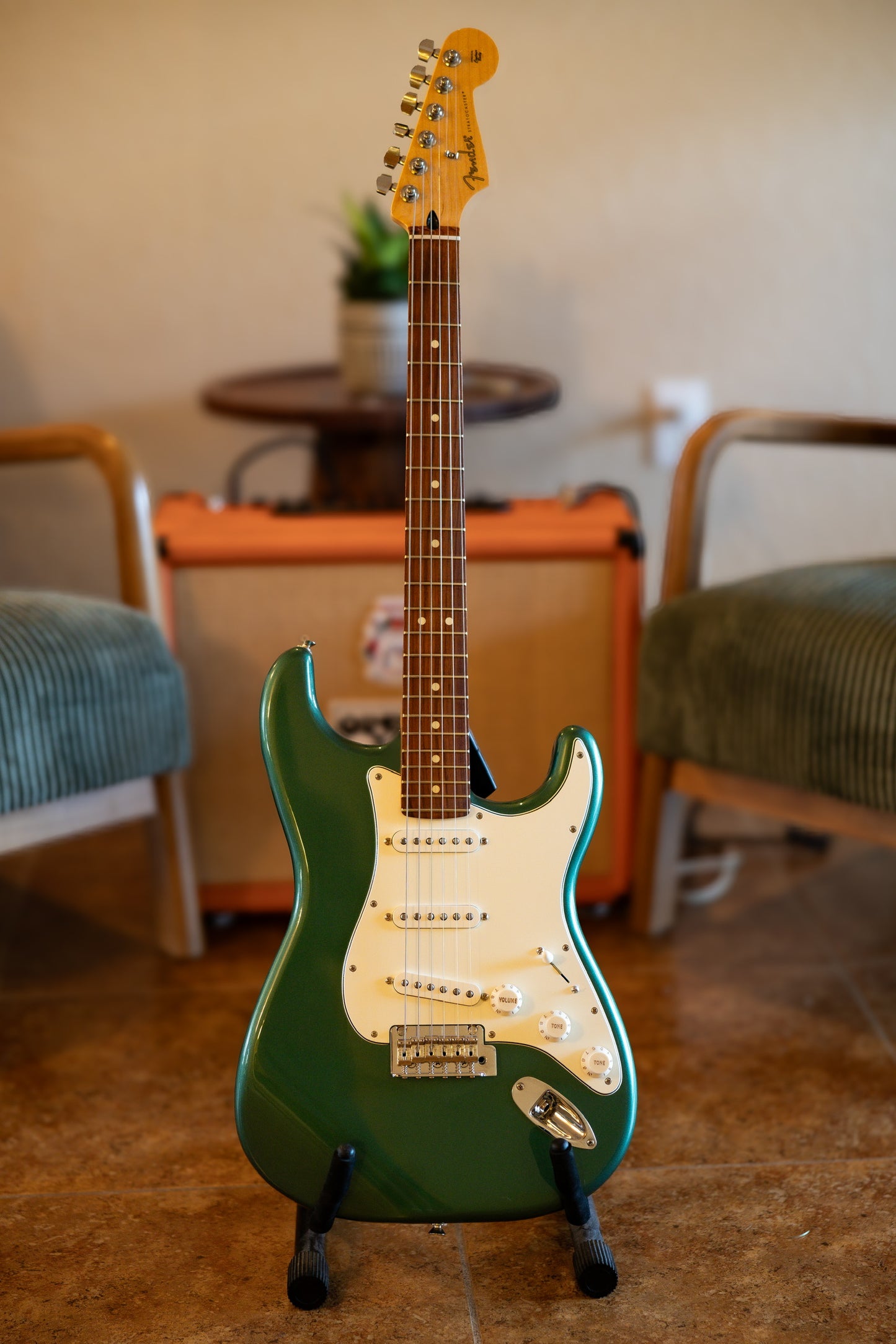 Fender Player Stratocaster with Pau Ferro Fretboard 2019 - 2021 - Sherwood Green Metallic