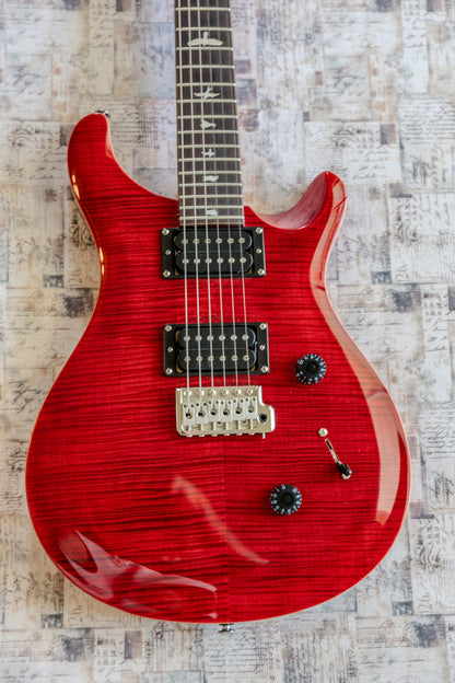 PRS SE Custom 24 2021 - 2024 - Ruby Red Flamed