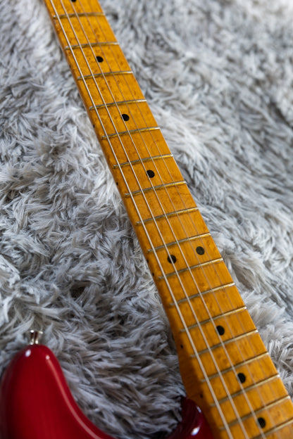 BEAUTIFUL Fender Rarities Series Flame Ash Top American Original '60s Stratocaster with Birdseye Maple Neck 2019 - Plasma Red Burst