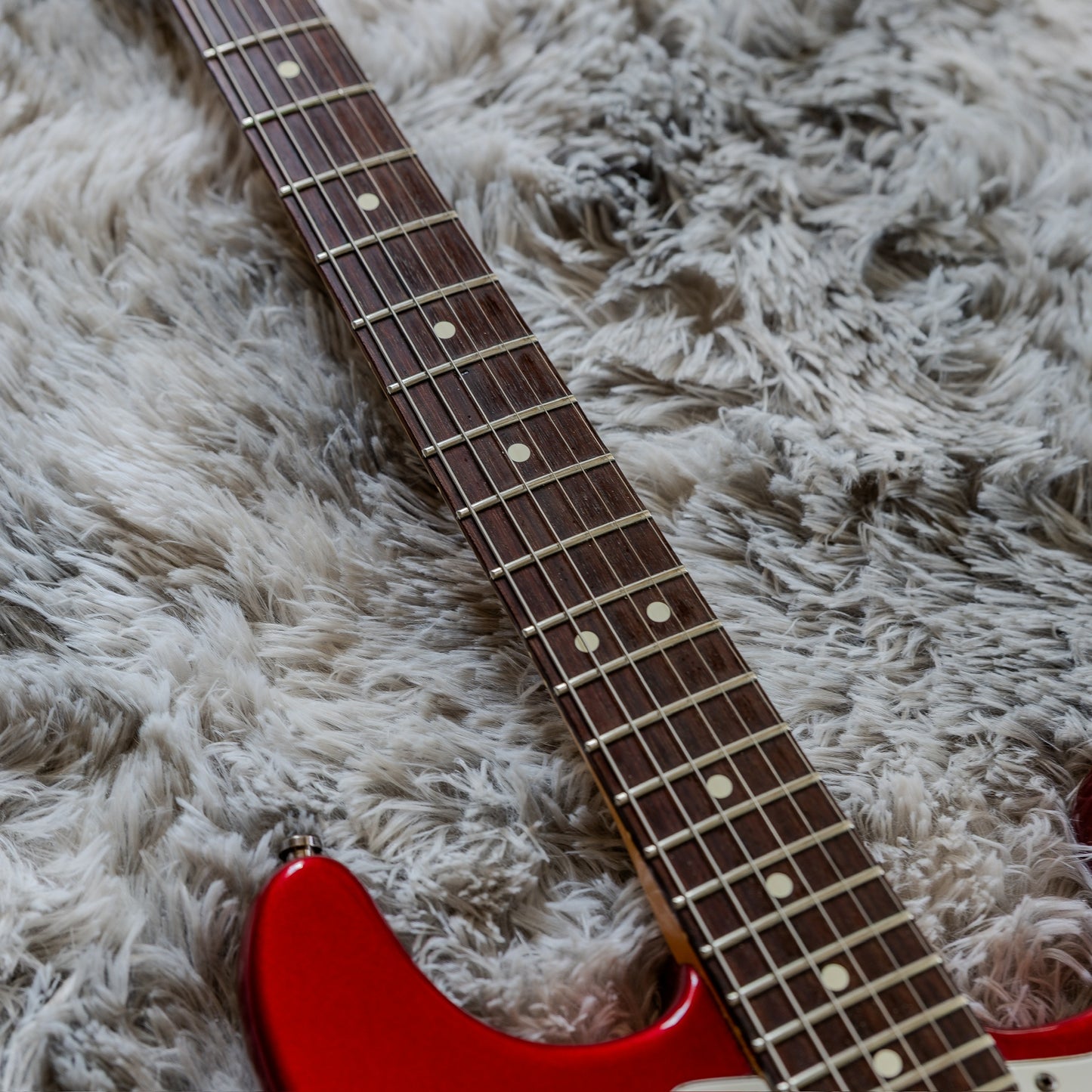 50th Anniversary Fender American Standard Stratocaster with Rosewood Fretboard 1996 - 1998 - Candy Apple Red