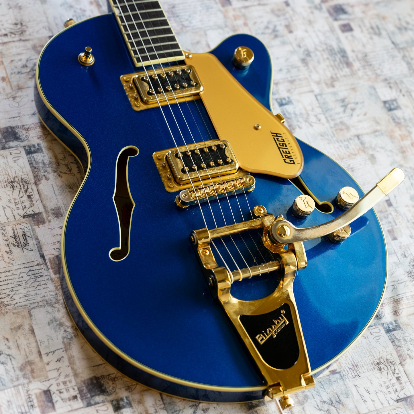 Gretsch G5655TG Electromatic Center Block Jr. Single Cutaway with Gold Hardware 2019 - Present - Azure Metallic