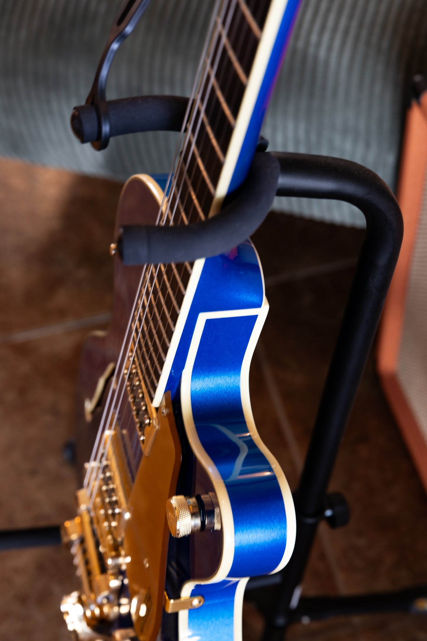 Gretsch G5655TG Electromatic Center Block Jr. Single Cutaway with Gold Hardware 2019 - Present - Azure Metallic
