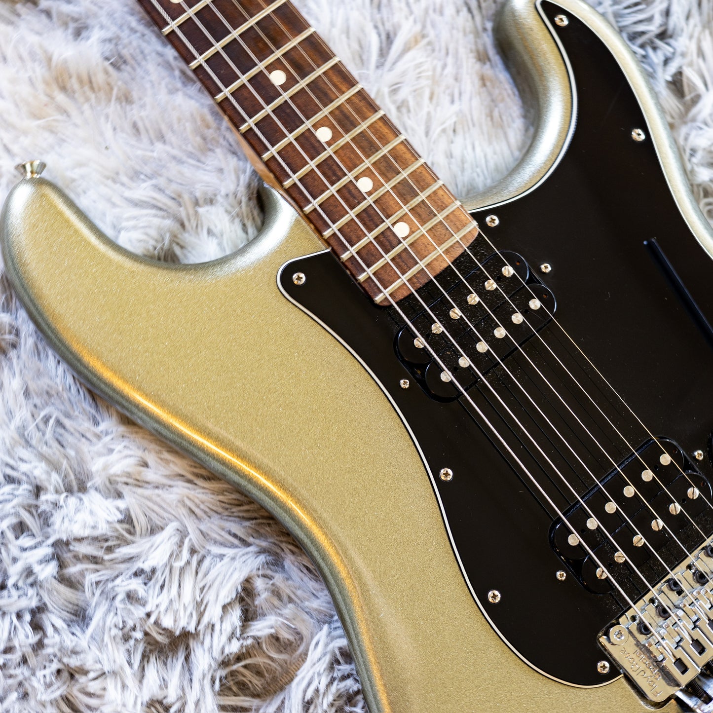 Fender Blacktop Stratocaster HH Floyd Rose 2012 - 2014 - Titanium Silver