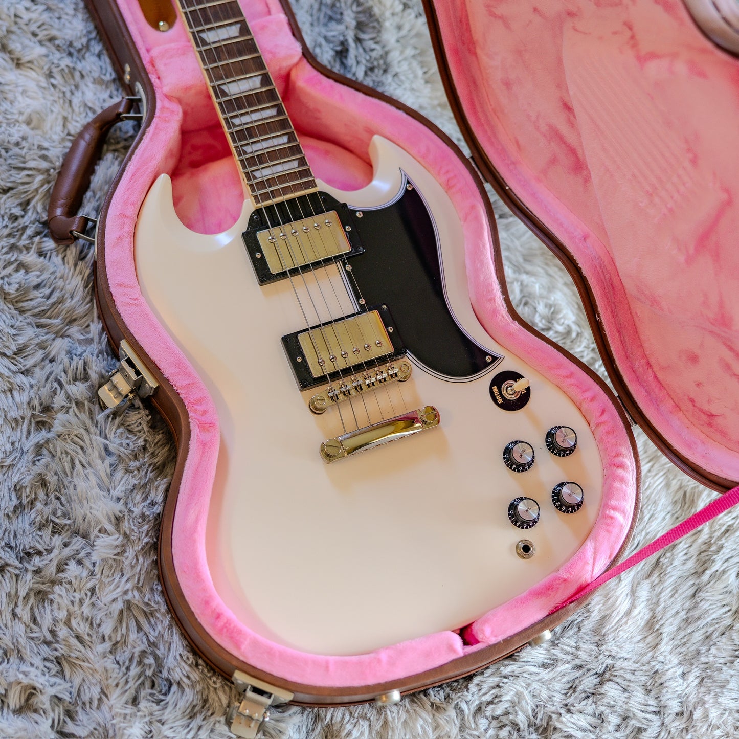 MINTY Epiphone '61 Les Paul SG Standard 2021 - Present - Aged Classic White