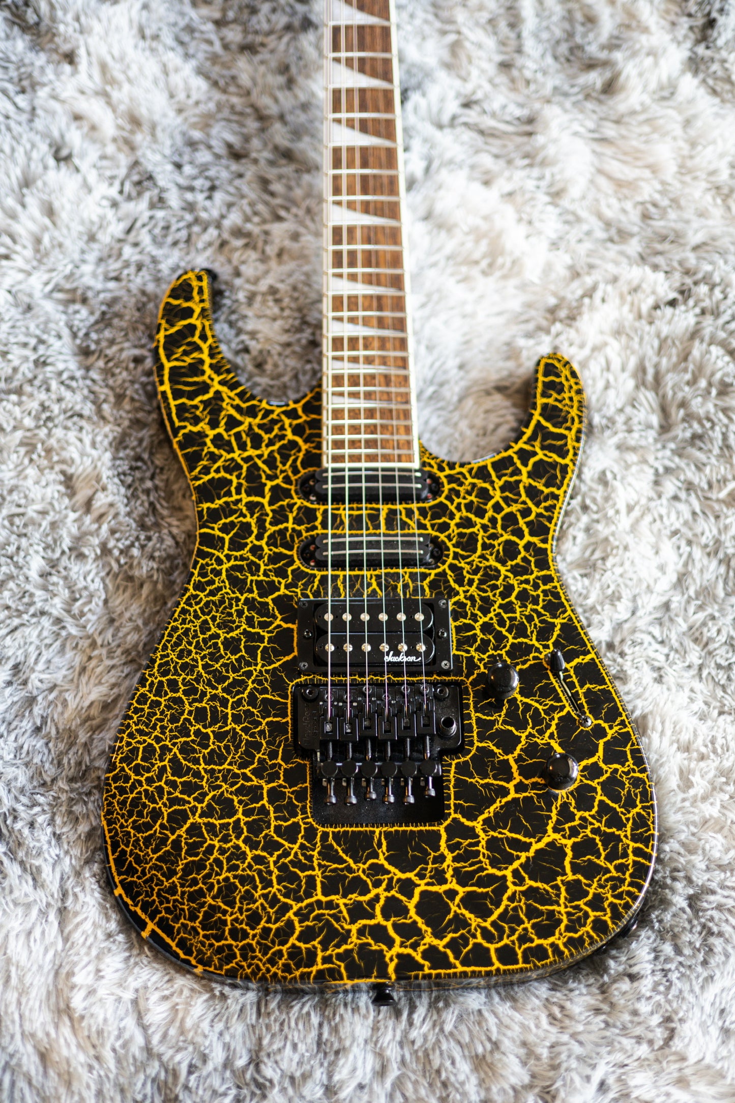Jackson X Series SL3X DX Crackle Soloist 2020 - Gold Crackle