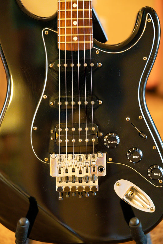 Fender RARE Deluxe Fat Floyd Rose® HSS Stratocaster 1999 - Black