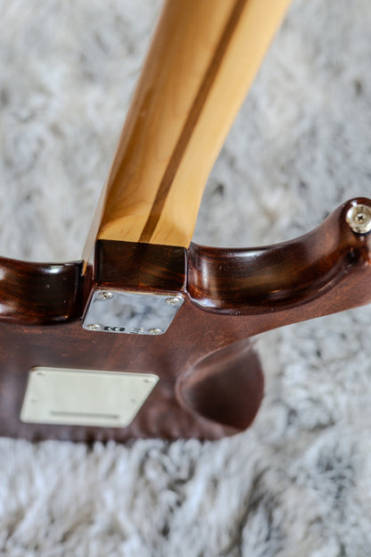 Fender USA Nitro Satin Series Stratocaster 2012 - 2014 - Honeyburst