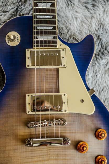 CLEAN Epiphone Les Paul Standard Plus Top PRO 2012 - 2019 - Translucent Blue