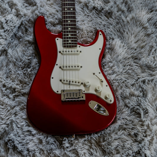 50th Anniversary Fender American Standard Stratocaster with Rosewood Fretboard 1996 - 1998 - Candy Apple Red