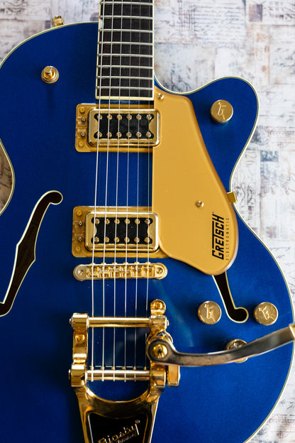 Gretsch G5655TG Electromatic Center Block Jr. Single Cutaway with Gold Hardware 2019 - Present - Azure Metallic