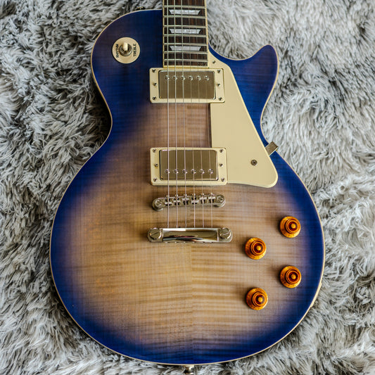 CLEAN Epiphone Les Paul Standard Plus Top PRO 2012 - 2019 - Translucent Blue