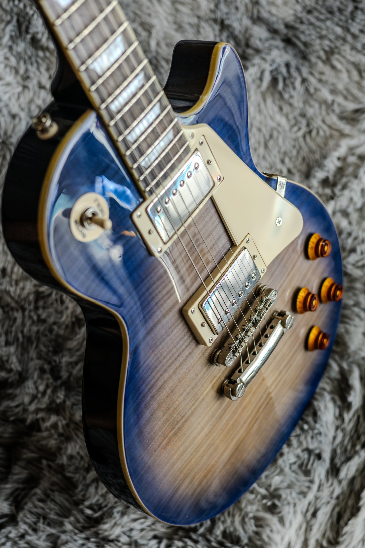 CLEAN Epiphone Les Paul Standard Plus Top PRO 2012 - 2019 - Translucent Blue