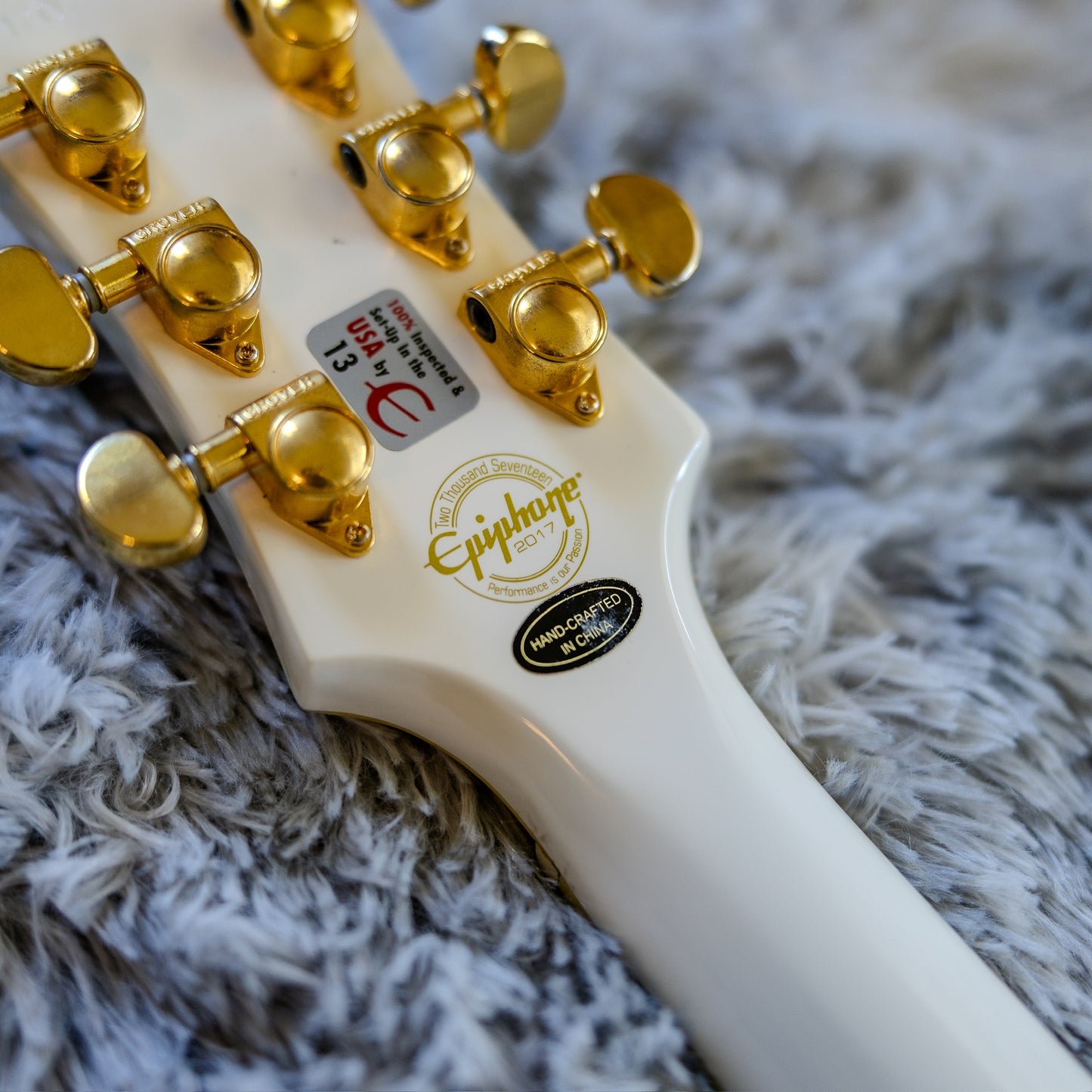Epiphone "Jotun" Les Paul Custom Bjorn Gelotte Signature 2016 - 2019 - Bone White