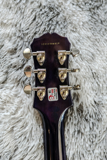 CLEAN Epiphone Les Paul Standard Plus Top PRO 2012 - 2019 - Translucent Blue