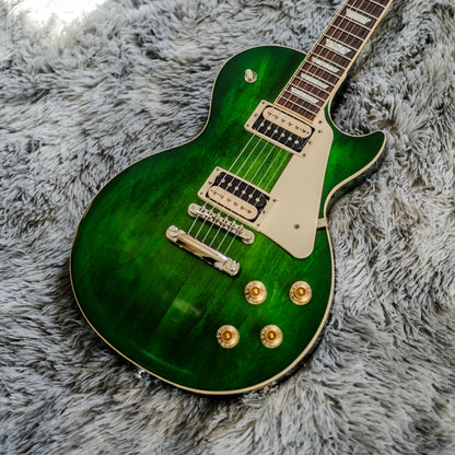 CLEAN Gibson Les Paul Classic T 2017 - Green Ocean Burst