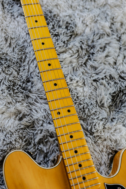 UPGRADED Fender Modern Player Starcaster Guitar 2014 - 2017 - Natural