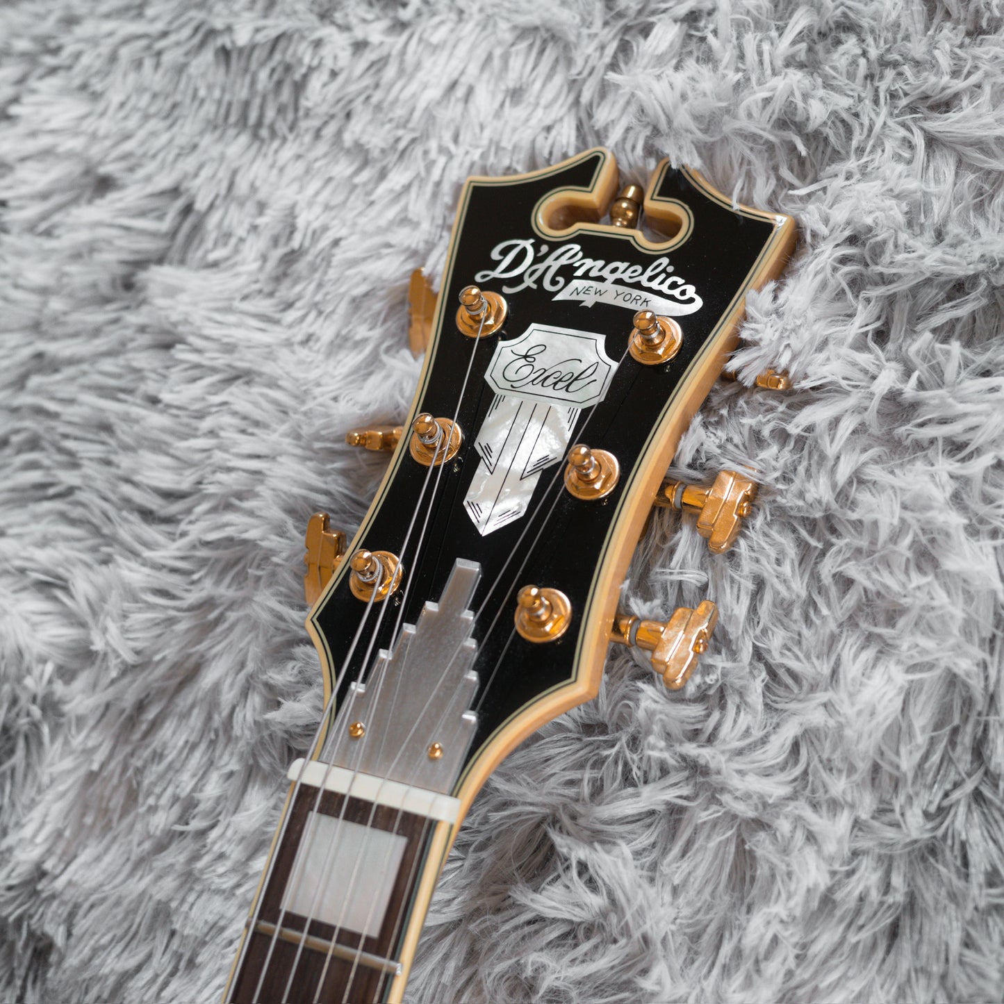 D'Angelico Excel EX-SS Semi-Hollow with Stairstep Tailpiece 2010s - Natural