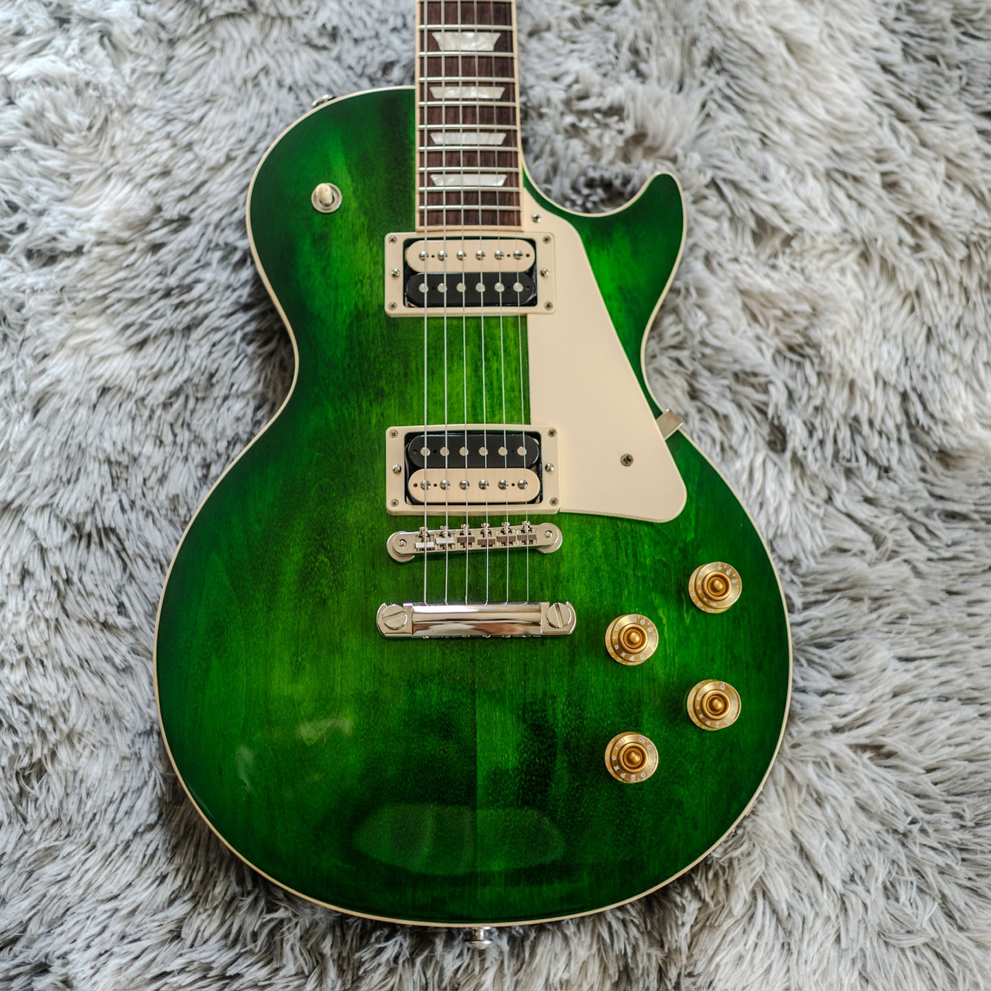 CLEAN Gibson Les Paul Classic T 2017 - Green Ocean Burst