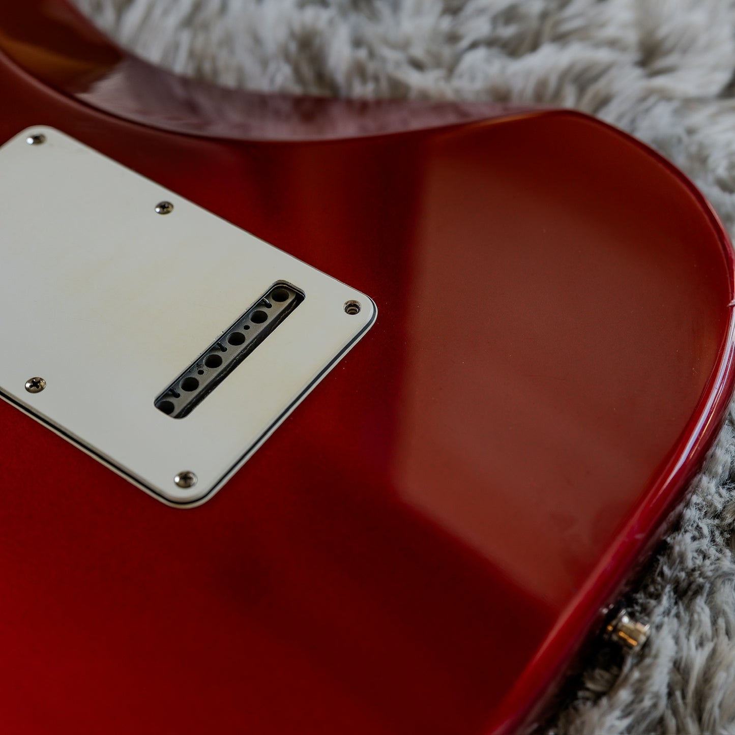 50th Anniversary Fender American Standard Stratocaster with Rosewood Fretboard 1996 - 1998 - Candy Apple Red