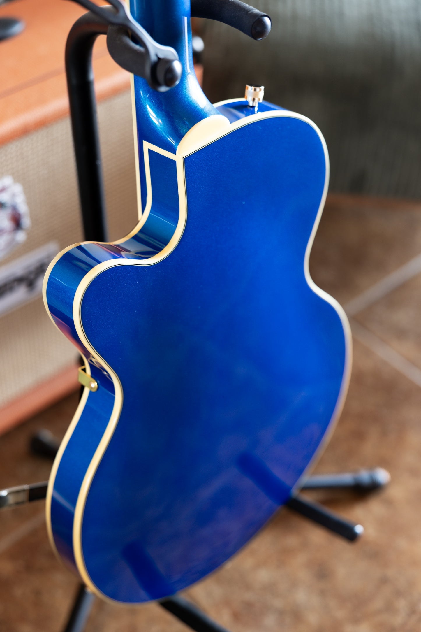 Gretsch G5655TG Electromatic Center Block Jr. Single Cutaway with Gold Hardware 2019 - Present - Azure Metallic
