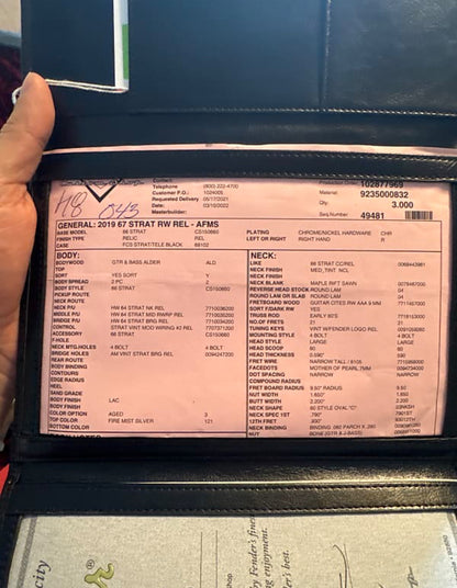 Fender Custom Shop '67 Reissue Stratocaster Relic