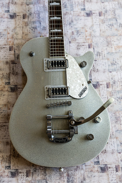 Gretsch G5439T Electromatic Pro Jet with Black Top Filter'Tron Pickups and Bigsby 2014 - 2017 - Silver Sparkle