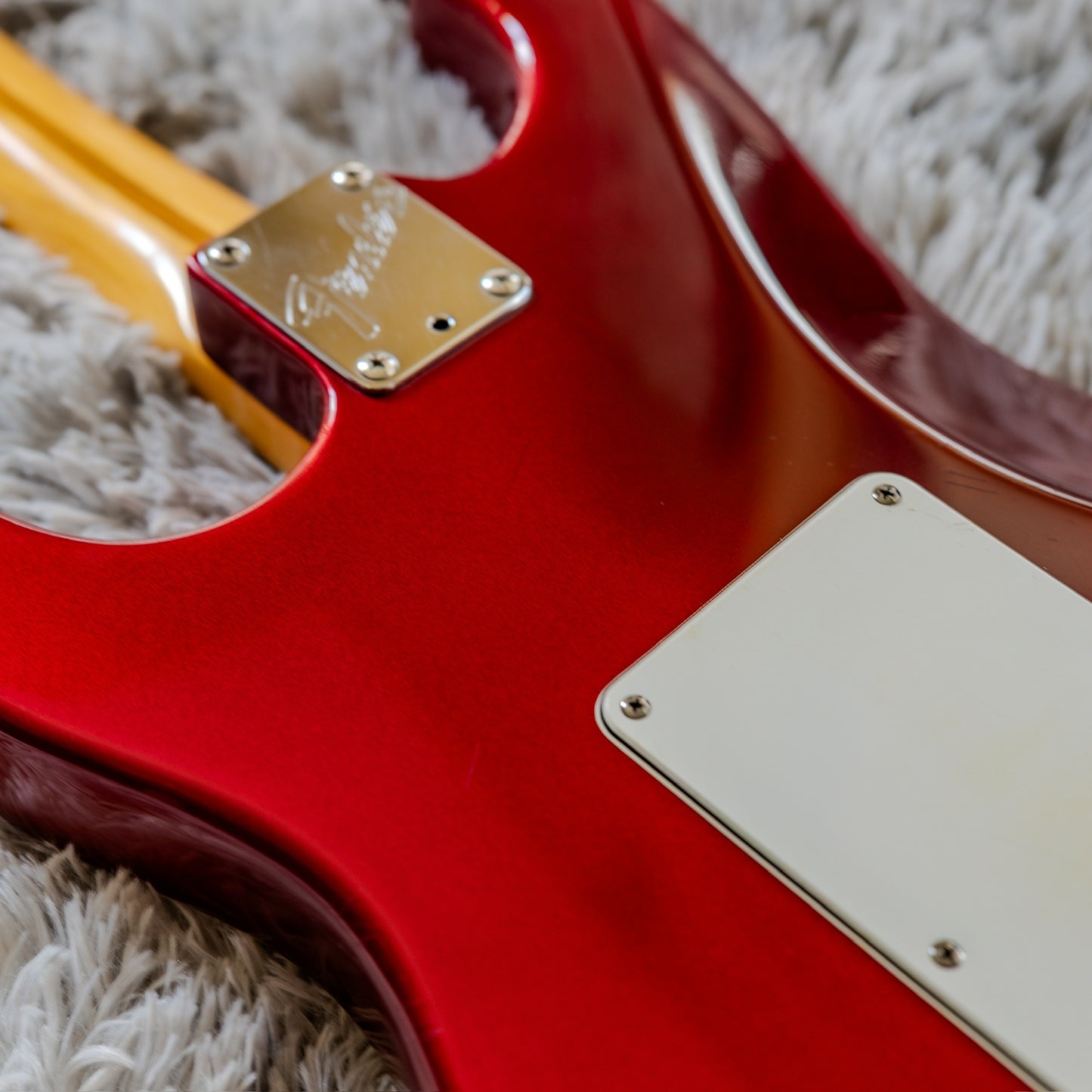50th Anniversary Fender American Standard Stratocaster with Rosewood Fretboard 1996 - 1998 - Candy Apple Red