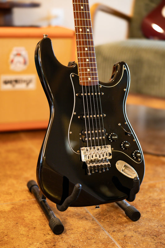 Fender RARE Deluxe Fat Floyd Rose® HSS Stratocaster 1999 - Black
