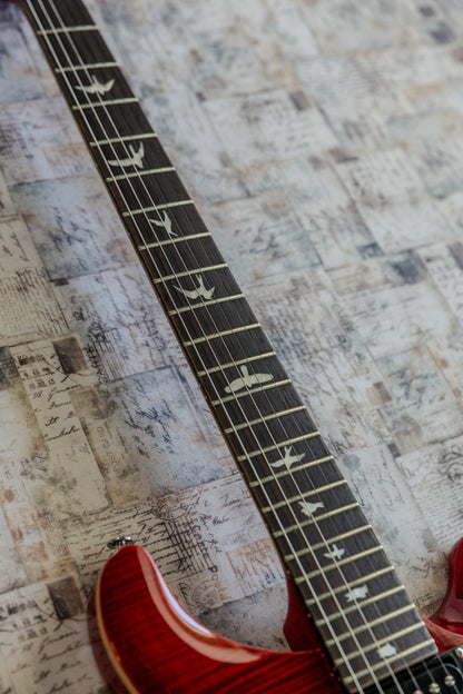 PRS SE Custom 24 2021 - 2024 - Ruby Red Flamed