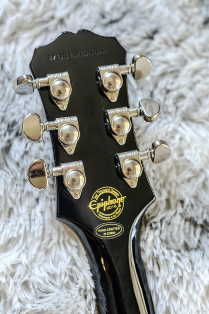CLEAN Epiphone Les Paul Custom - Silverburst