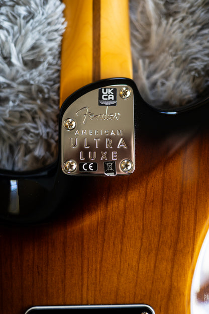 Fender American Ultra Luxe Stratocaster with Maple Fretboard 2021 - Present - 2-Color Sunburst