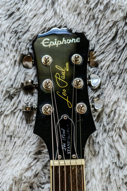 CLEAN Epiphone Les Paul Standard Plus Top PRO 2012 - 2019 - Translucent Blue