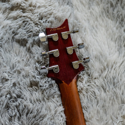 PRS S2 Standard 24 Satin with Pattern Regular Neck Profile - Vintage Cherry