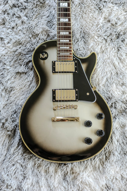 CLEAN Epiphone Les Paul Custom - Silverburst