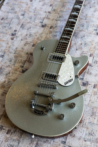 Gretsch G5439T Electromatic Pro Jet with Black Top Filter'Tron Pickups and Bigsby 2014 - 2017 - Silver Sparkle