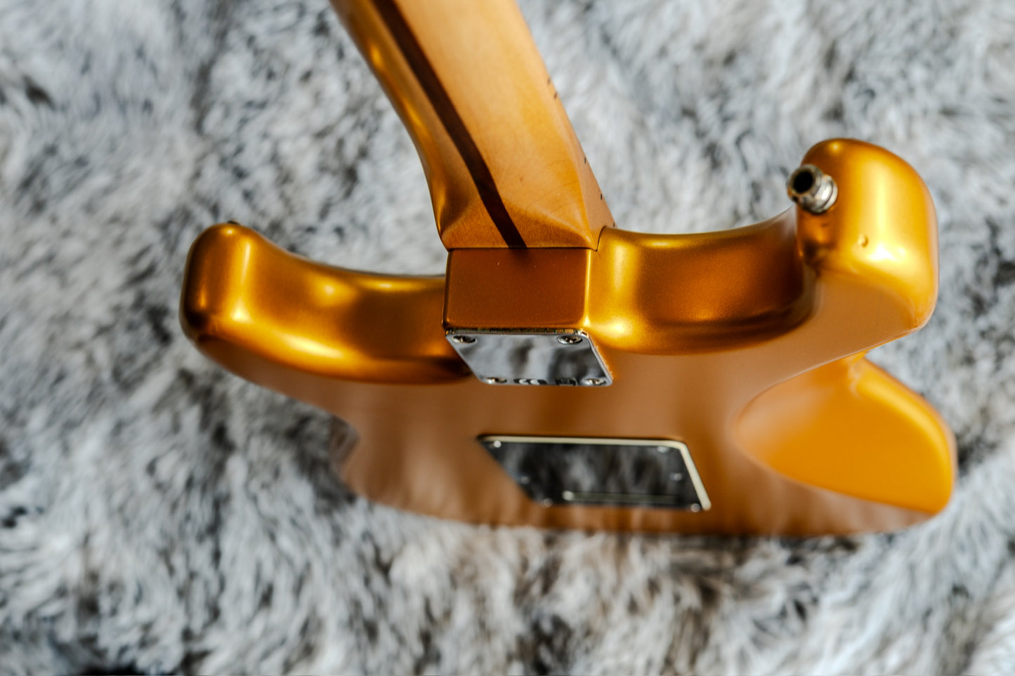 ULTRA RARE Fender Standard Stratocaster Satin with Maple Fretboard 2014 - Blaze Gold