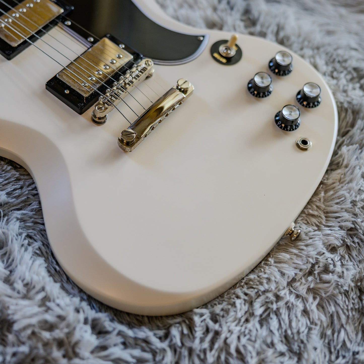 MINTY Epiphone '61 Les Paul SG Standard 2021 - Present - Aged Classic White