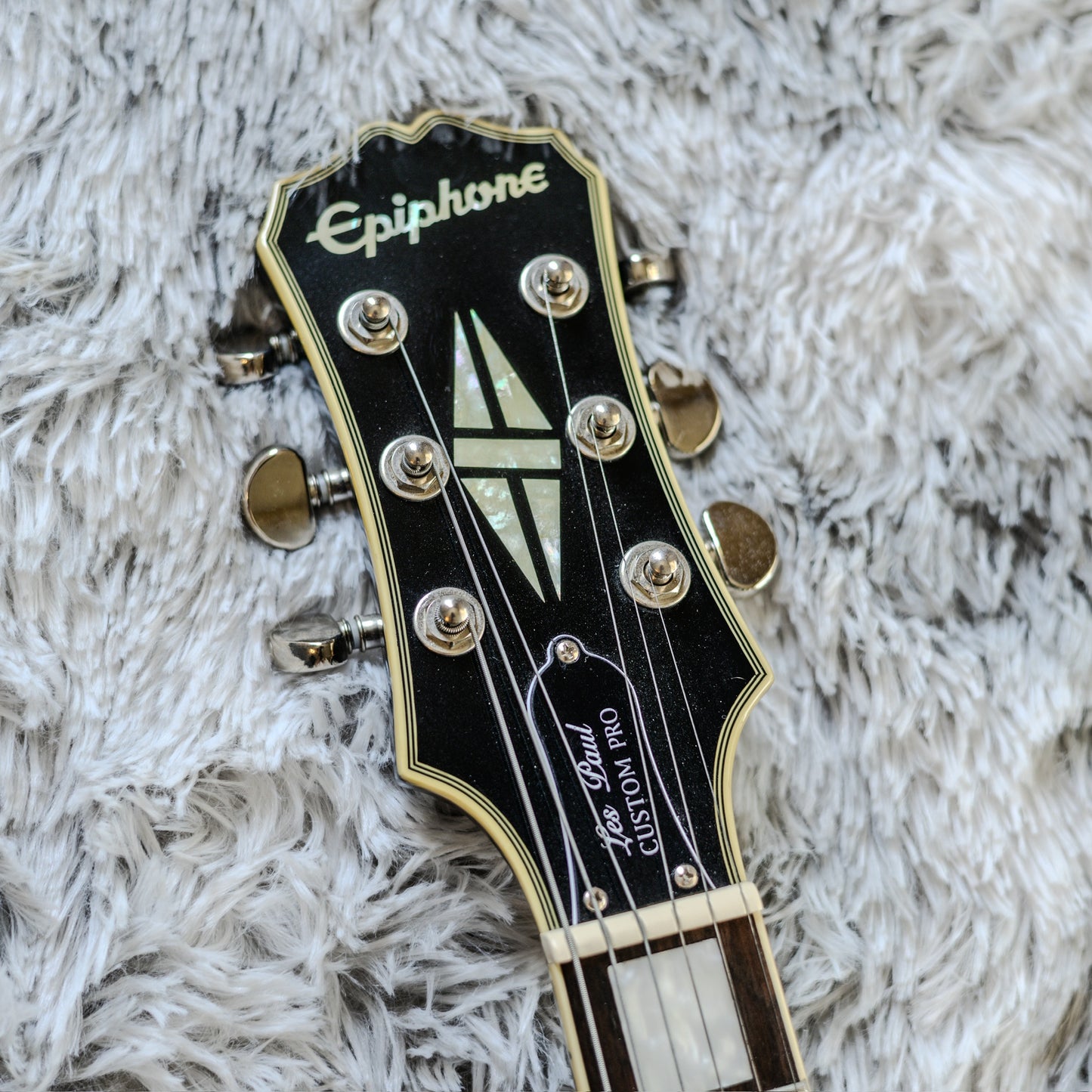 CLEAN Epiphone Les Paul Custom - Silverburst
