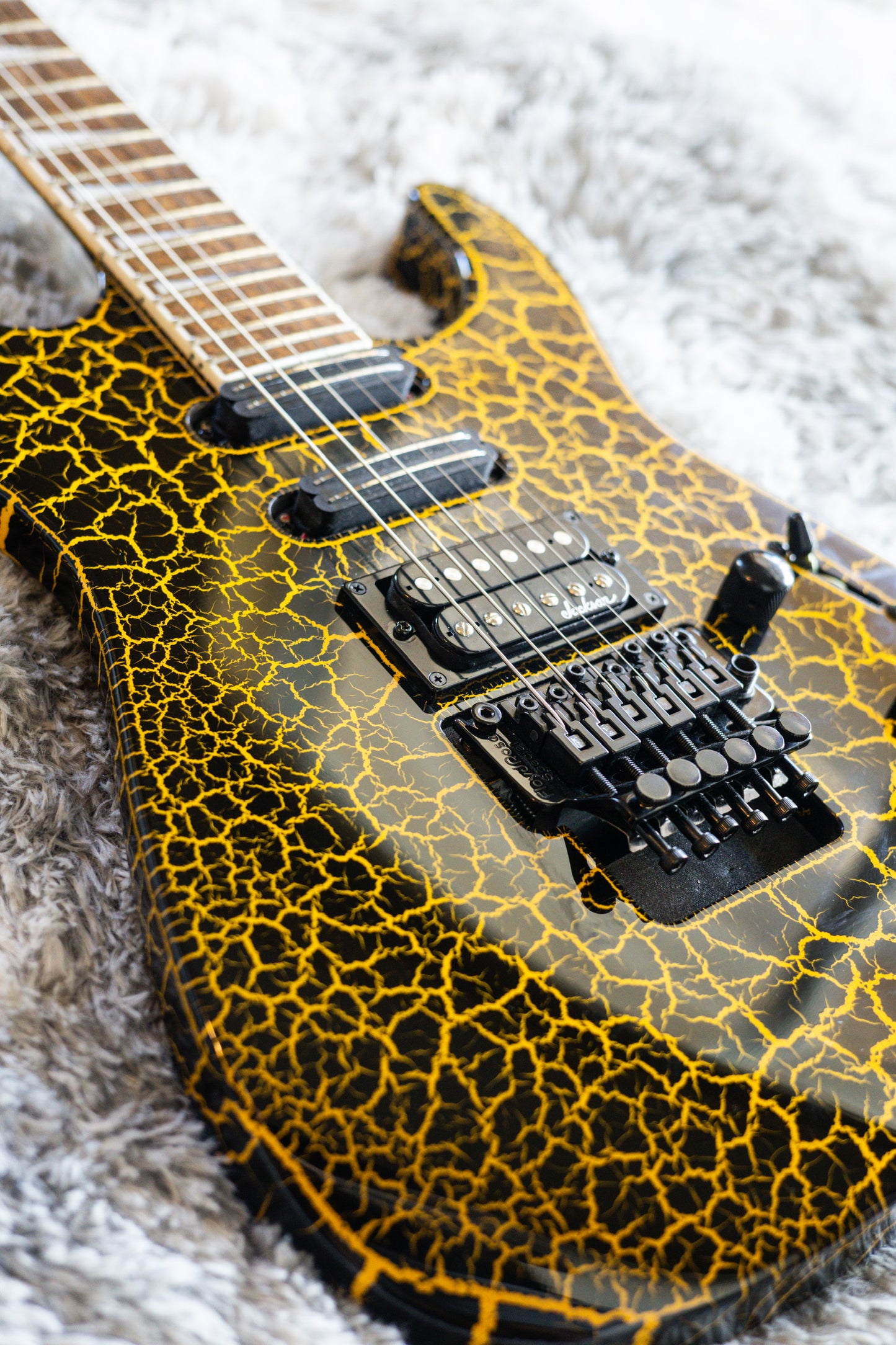 Jackson X Series SL3X DX Crackle Soloist 2020 - Gold Crackle